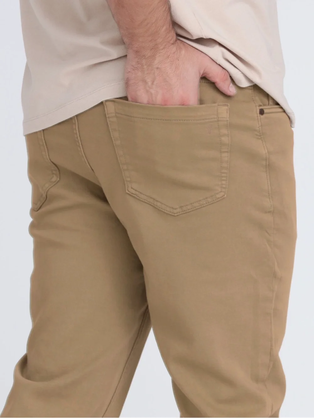 TPJ Straight stretch Jeans in Tan